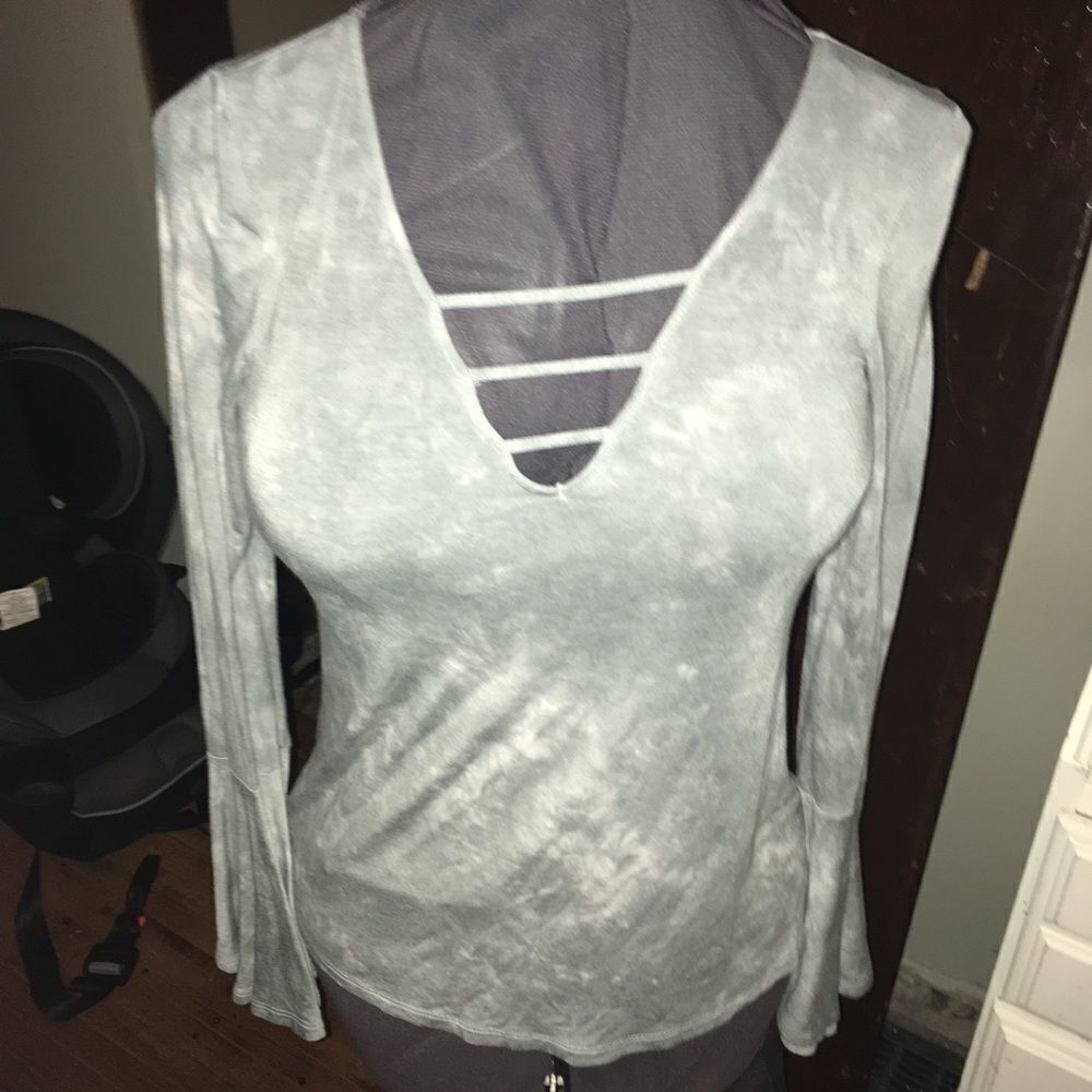 American Eagle acid wash soft & sexy XS shirt